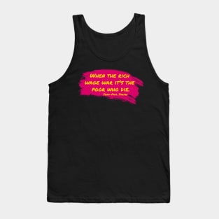 Jean Paul Sartre Tank Top